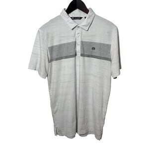 TravisMathew There are Rules Mens Medium Short Sleeve Golf Polo